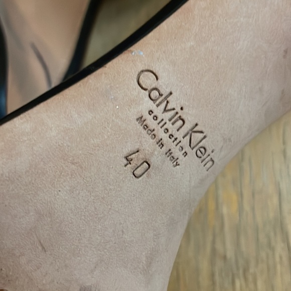 Calvin Klein heels in nude and black - Picture 5 of 6